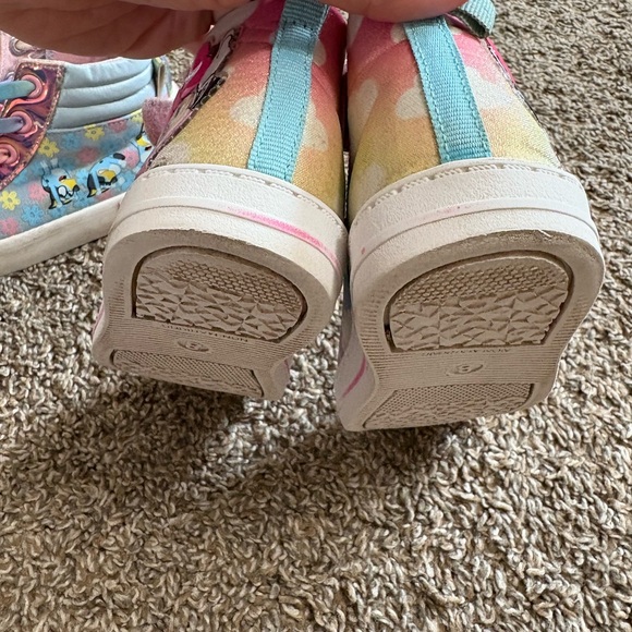 Bundle of Kids High-Top Sneakers with Pink and Blue Accents - Picture 7 of 15